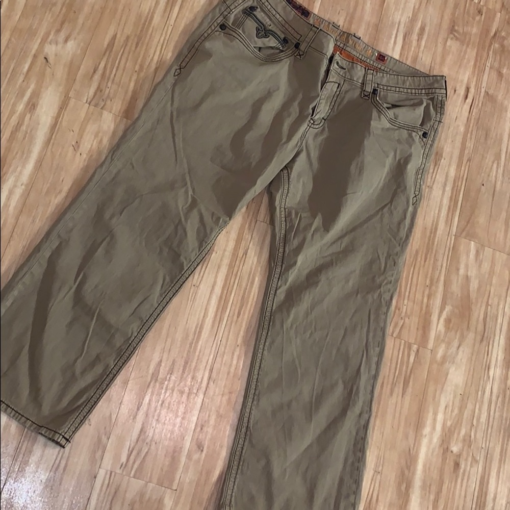 Like Rock Revival Tan Pants